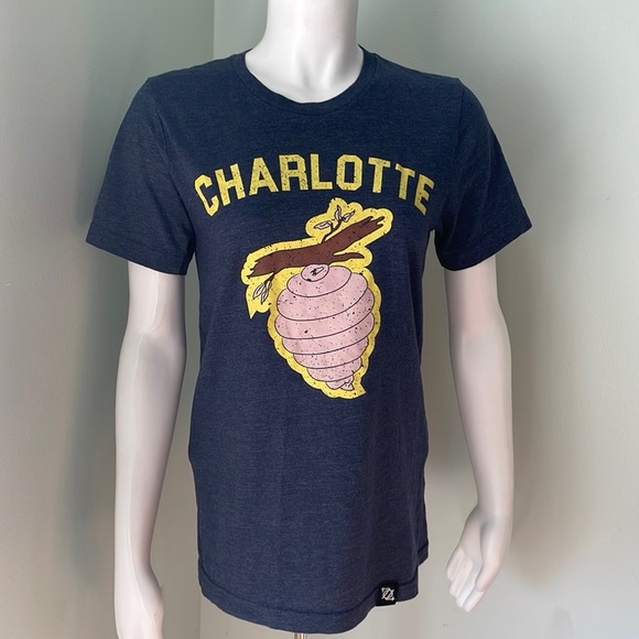 Charlotte NC CLT 704 Tee Shirt Small - Picture 1 of 6